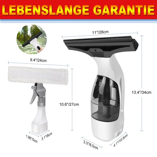 Kompakt akku fensterputzer - akku,