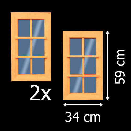 Fenster 34x59 cm - 2x,