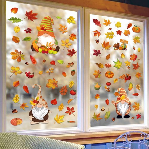 Fenster aufkleber herbst - aufkleber,